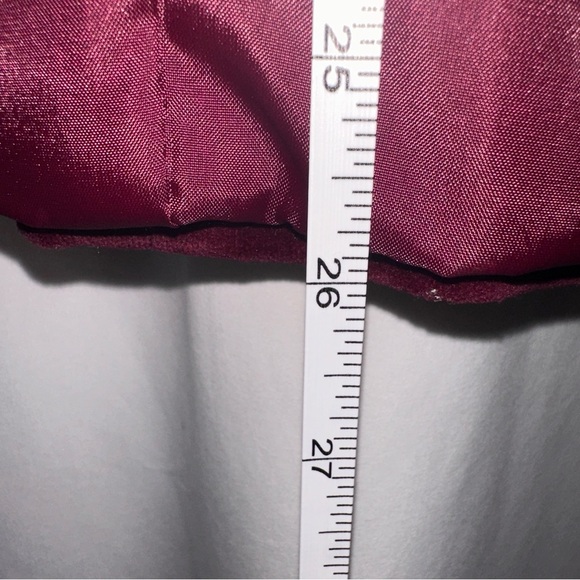 Vintage 1970s Women's Cranberry Velvet Blazer Size 12 - Picture 9 of 12